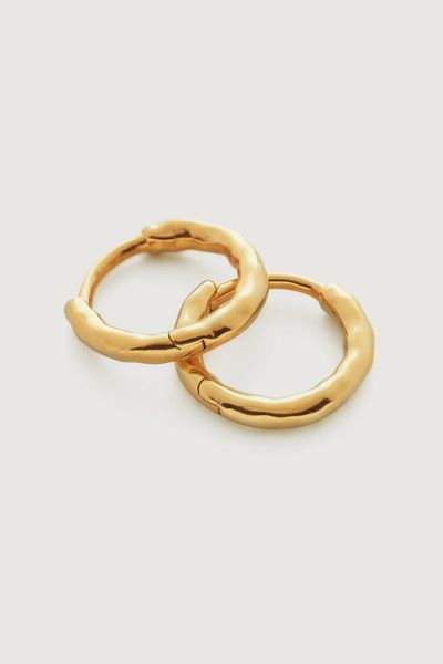 Siren Muse Mini Huggie Earrings from Monica Vinader