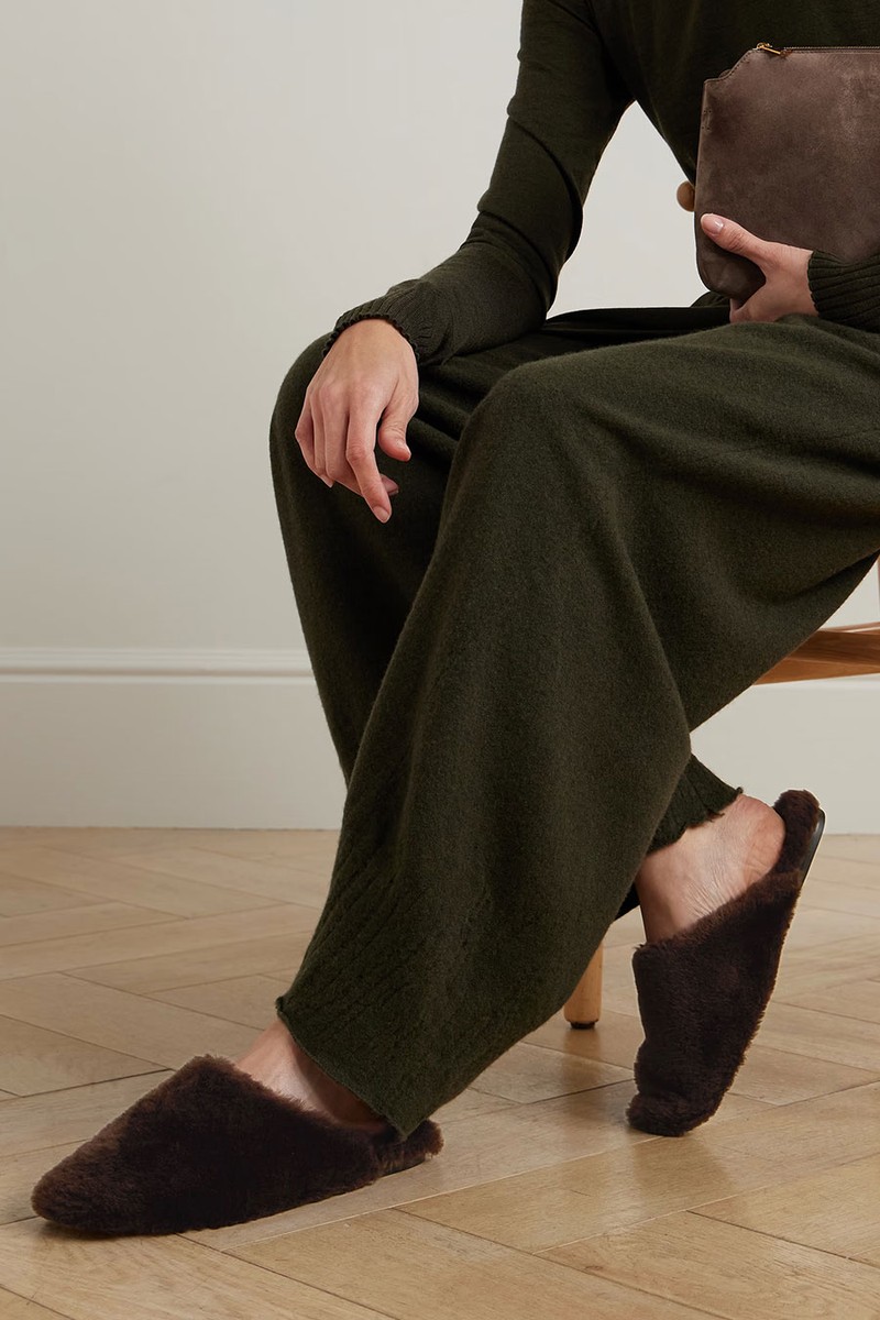 Rega Shearling Mules from Aeyde