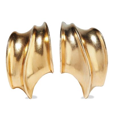 24-Karat Gold-Plated Clip Earrings from Ben-Amun