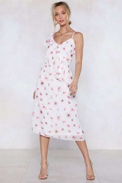 Don't Grow Awat Floral Dress