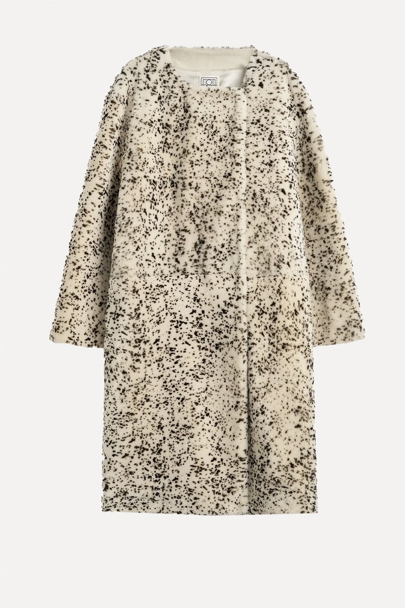 Stracciatella Shearling Coat from Toteme