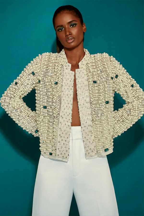 Komilla Cropped Blazer from Khanum's