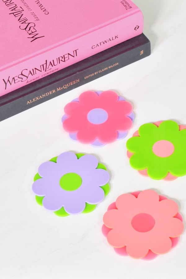 Flower Coasters from Flamingo Candles