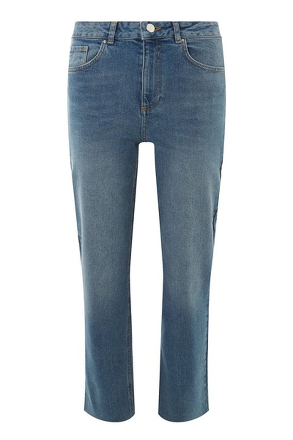 High Waisted Straight Leg Jeans
