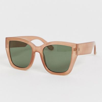 Oversized 70s Square Sunglasses from ASOS Design