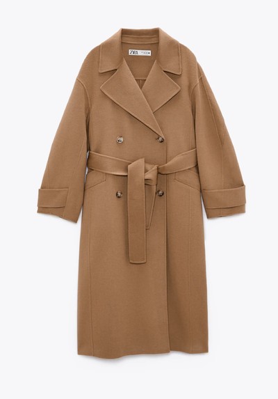 Oversized Coat With Wool  from Zara