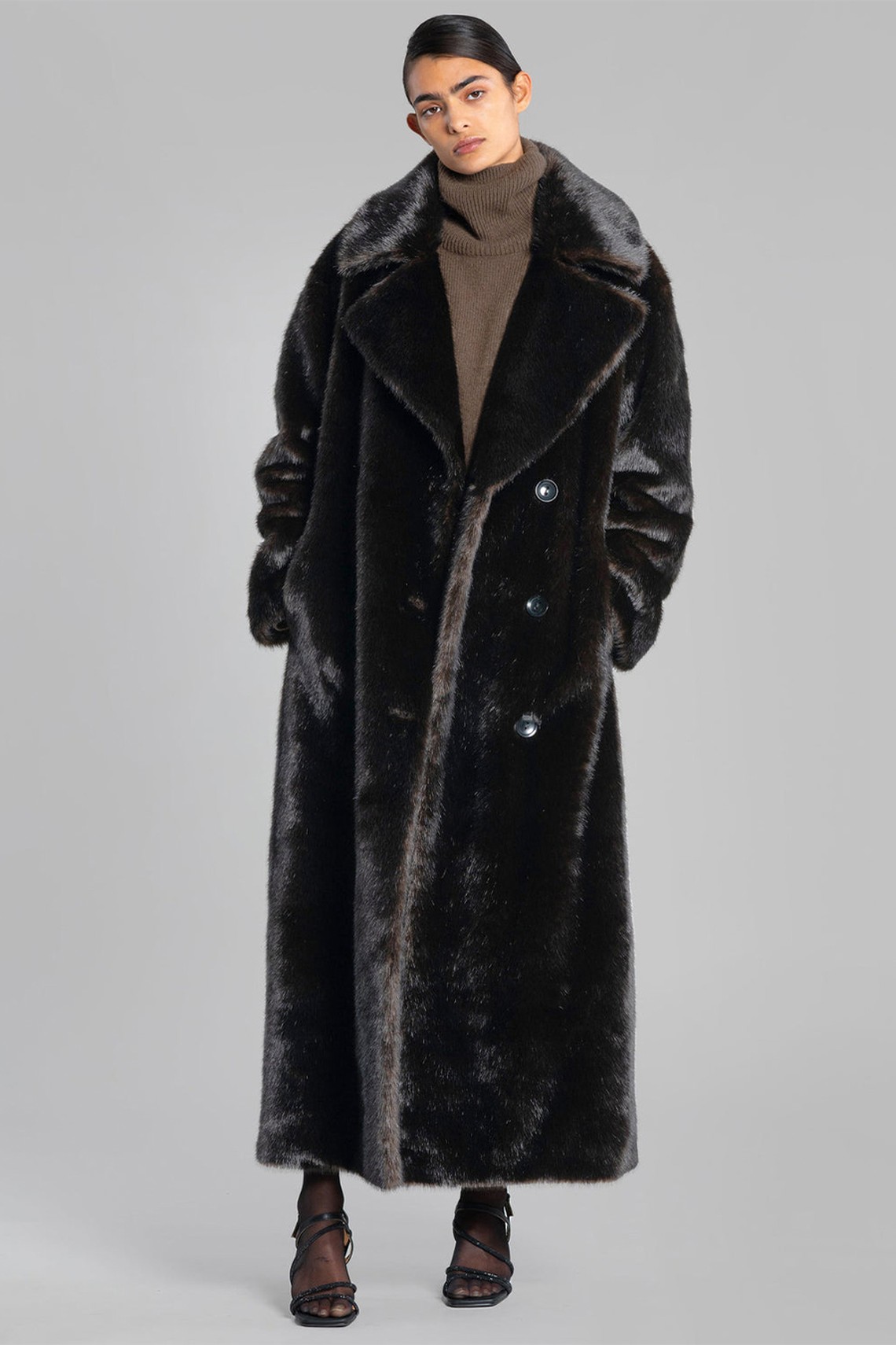 Joni Faux Fur Coat from The Frankie Shop