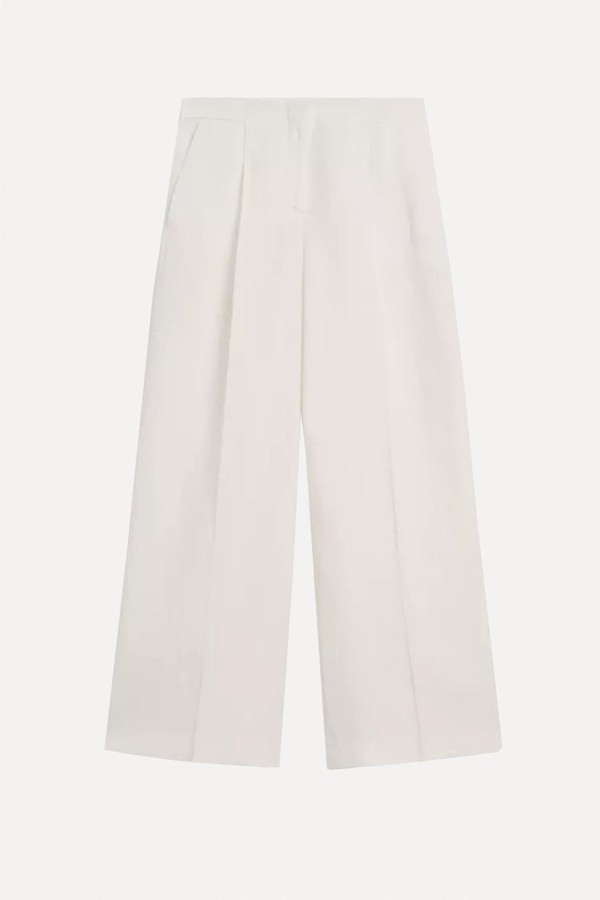 Flowing Linen Suit Trousers from Massimo Dutti