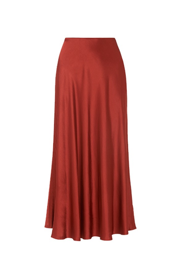 Satin Bias Cut Skirt from Whistles
