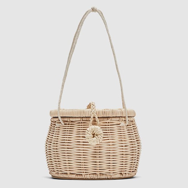 Raffia Basket from Zara