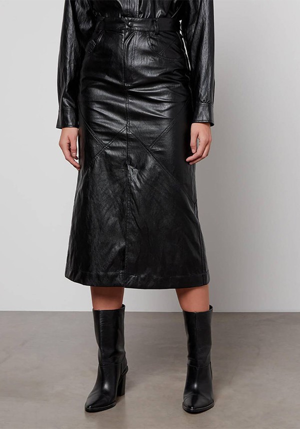 Cecilia Faux Leather Midi Skirt from Isabel Marant Étoile
