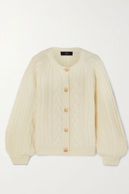 Millbrook Cable-Knit Cashmere Cardigan  from Arch 4