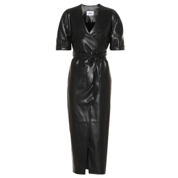 Penelope Faux Leather Dress from Nanushka
