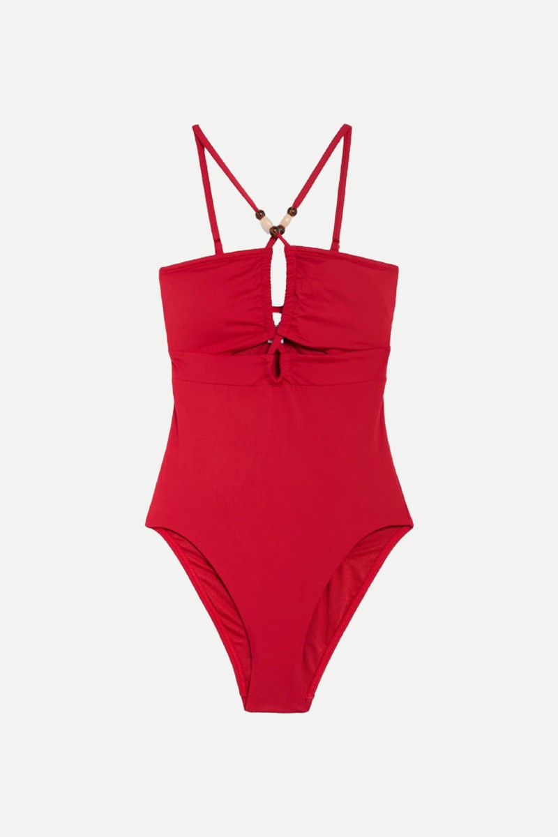 Twist Front Cut Out Bandeau Swimsuit from M&S