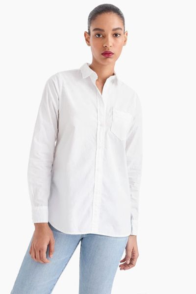 Classic Fit Boy Shirt in Cotton Poplin from J Crew