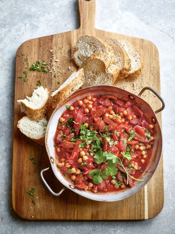 Chickpea & Chorizo Bake