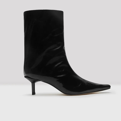 Kelly Black Leather Boots from Miista