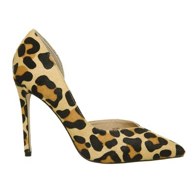 Heighton Point Court Heels Leopard Cow Hair from Office