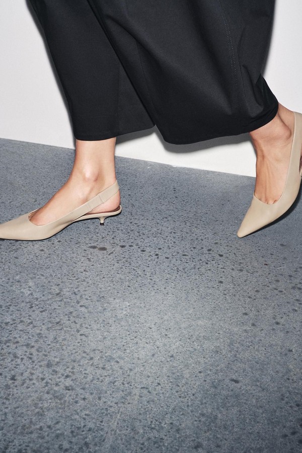 Slingback Kitten Heel Shoes from Zara