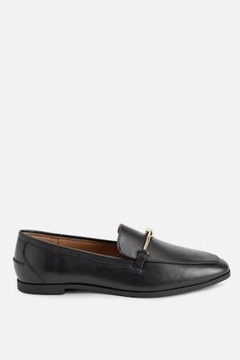 Leather Knot Hardware Loafers from Next
