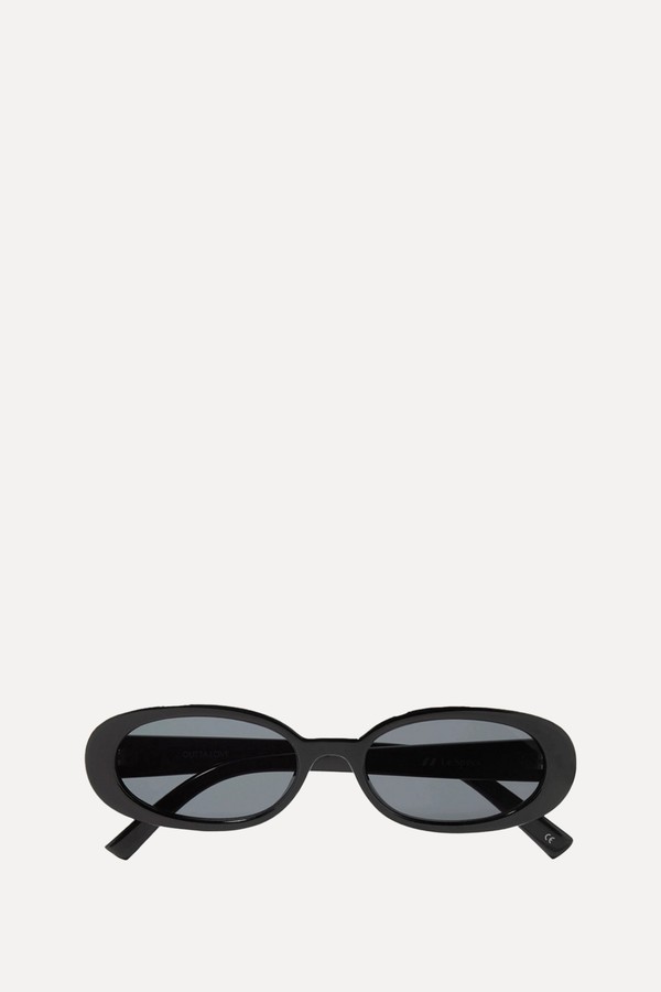 Outta Love Oval-Frame Acetate Sunglasses from Le Specs