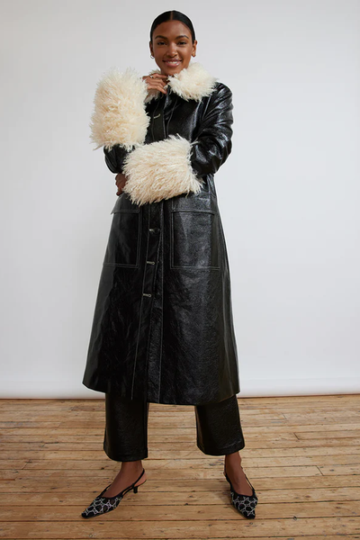 Simone Vinyl Coat from Kitri Studio