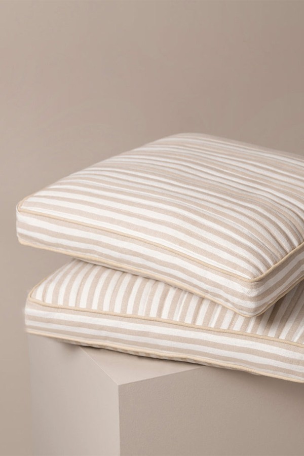 Riviera Stripe Outdoor Square Cushion from Sazy