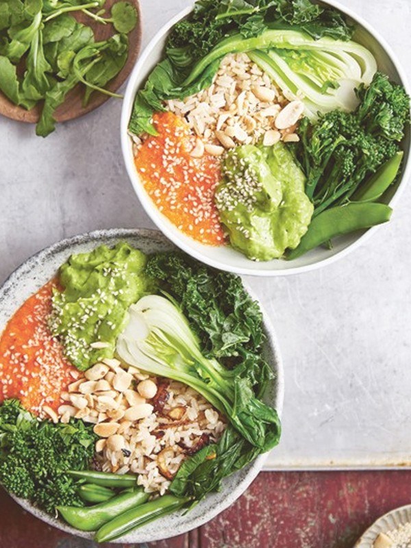 Veggie Rice Bowl WIth Sambal & Avocado 