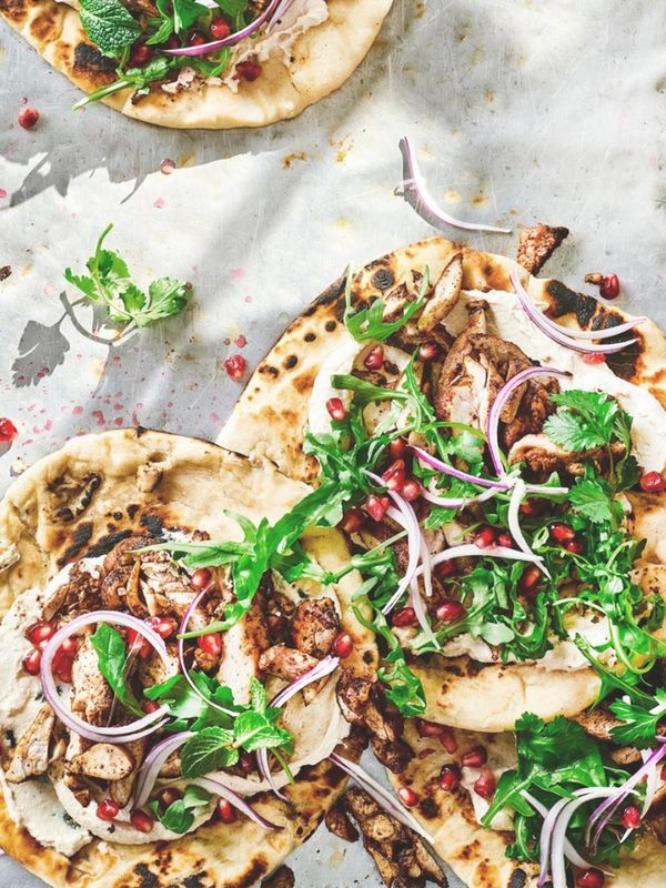 Chicken Shawarma Flatbreads