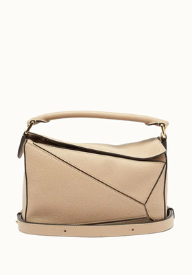 Puzzle Small Grained-Leather Crossbody Bag