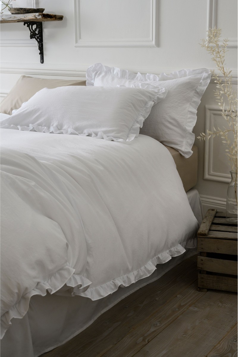 Ruffle Edge Duvet Cover And Pillowcase Set from Next