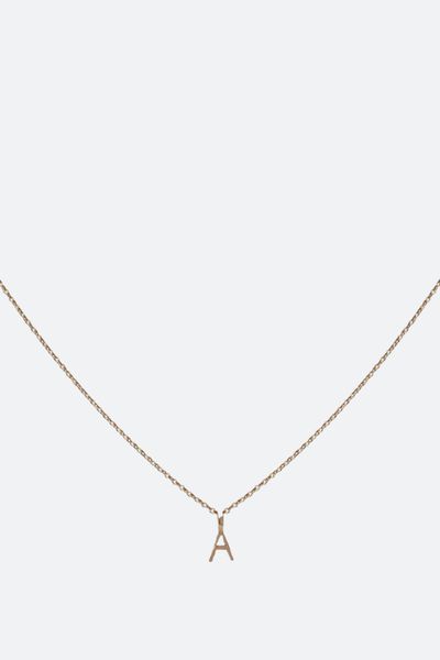 Express Initial Necklace from Aurum + Grey