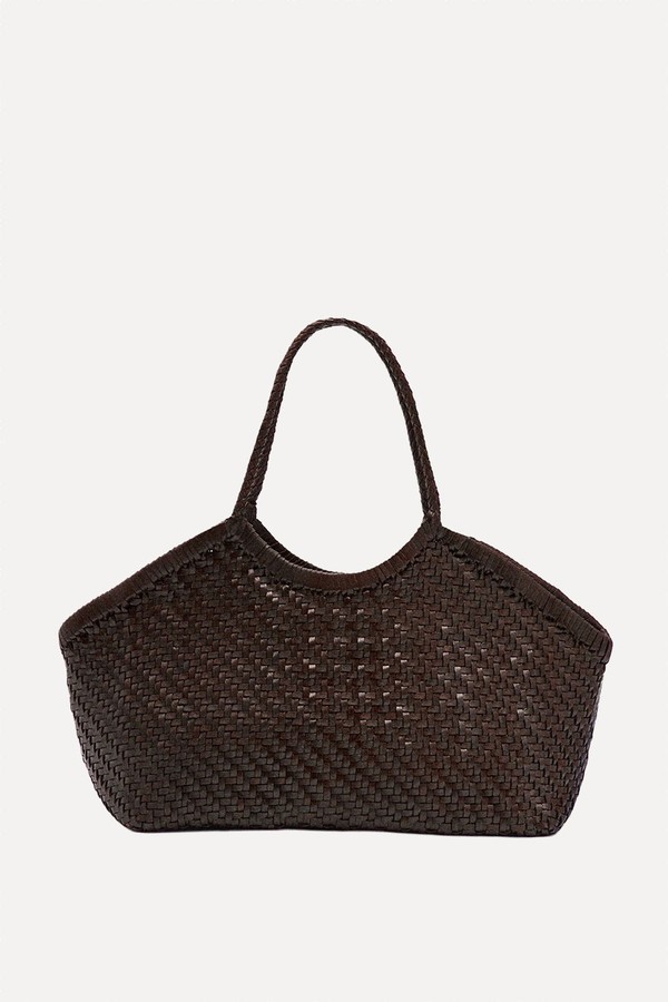 Woven Leather Shopper Bag from Parfois