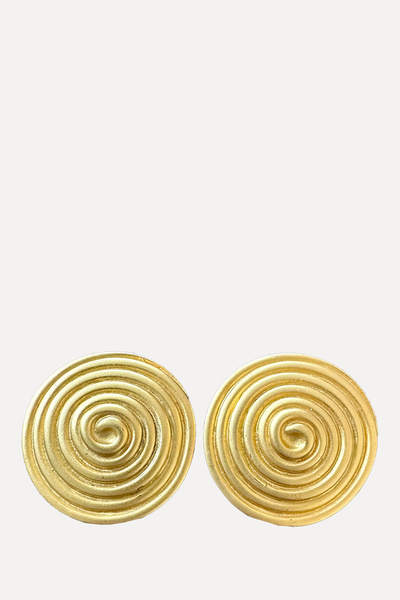 Giant Disc Earrings 