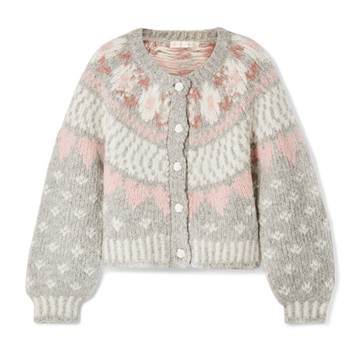 Jamie Fair Isle Knitted Cardigan from LoveShackFancy