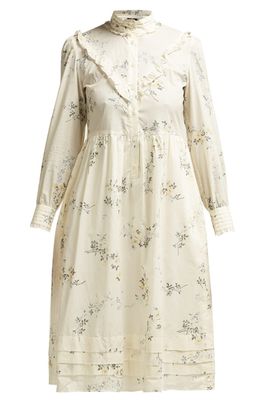 Nicks Floral Print Ruffled Cotton Dress from A.P.C.