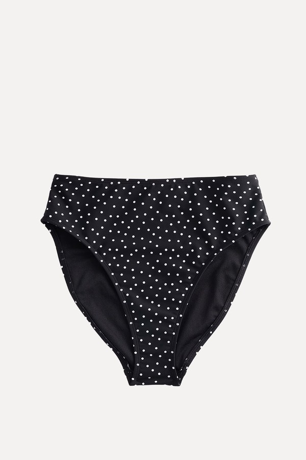 Polka Dot High Waisted Bikini Bottoms from Marks & Spencer