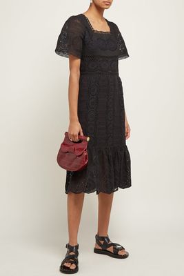 Zinna Broderie-Anglaise Cotton Dress from Sea