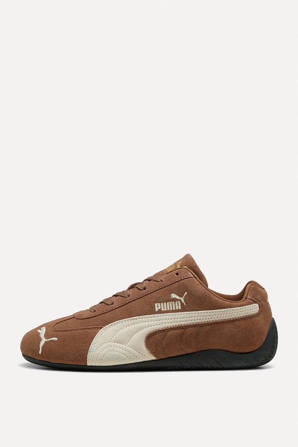Speedcat OG Trainers In Brown & Off White