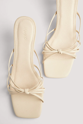Knotted Front Strappy Mules