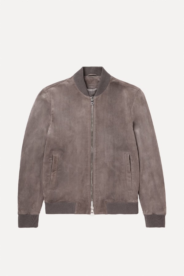 Suede Bomber Jacket from MR P.