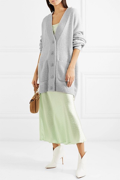 Oversized Cashmere Cardigan from TIBI