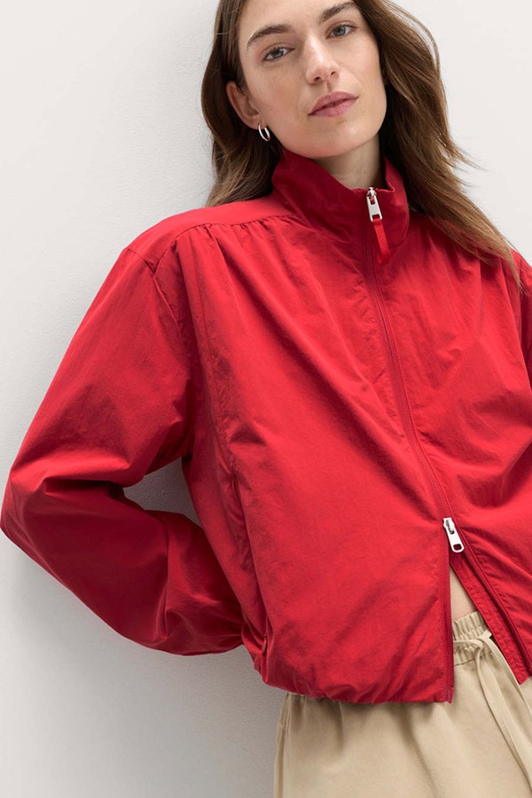 Stormwear™ Lightweight Funnel Neck Gathered Jacket from Marks & Spencer