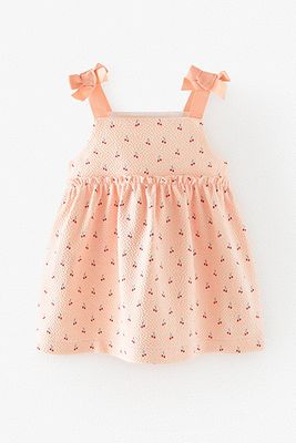 Jacquard Dress With Bows from Zara