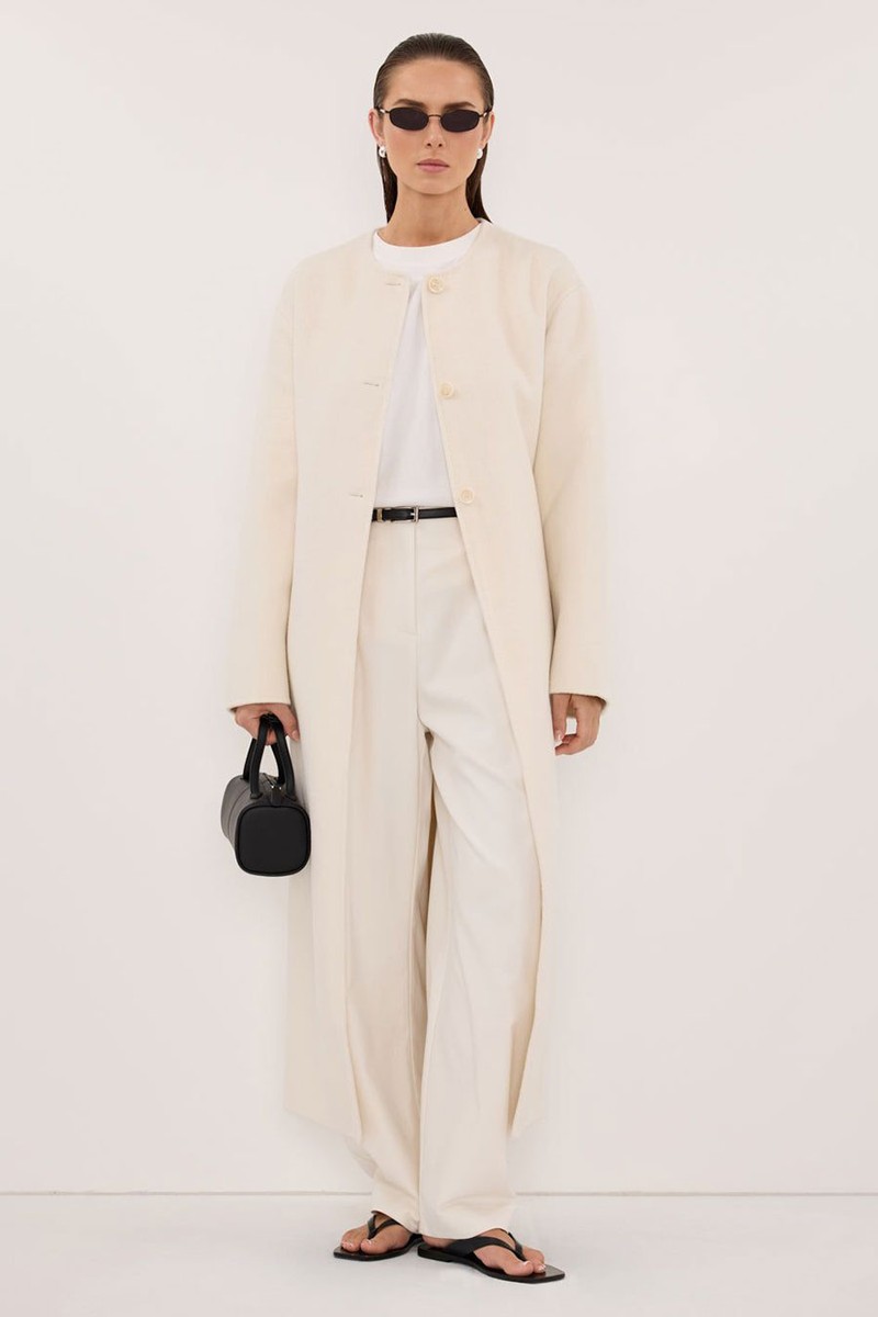 Greta Collarless Coat  from Dissh