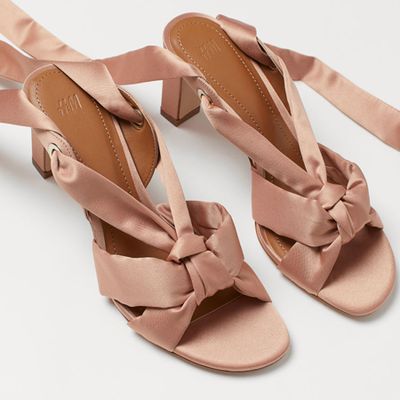 Satin Sandals from H&M
