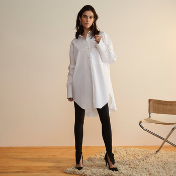 RI Studio Oversized Pleated Shirt