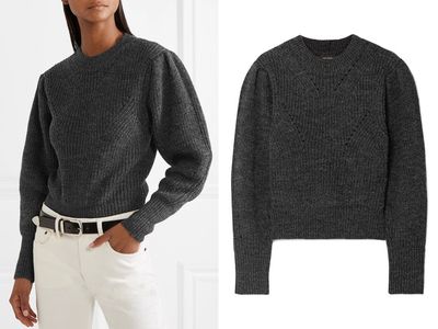 Belaya Cropped Wool Sweater from Isabel Marant