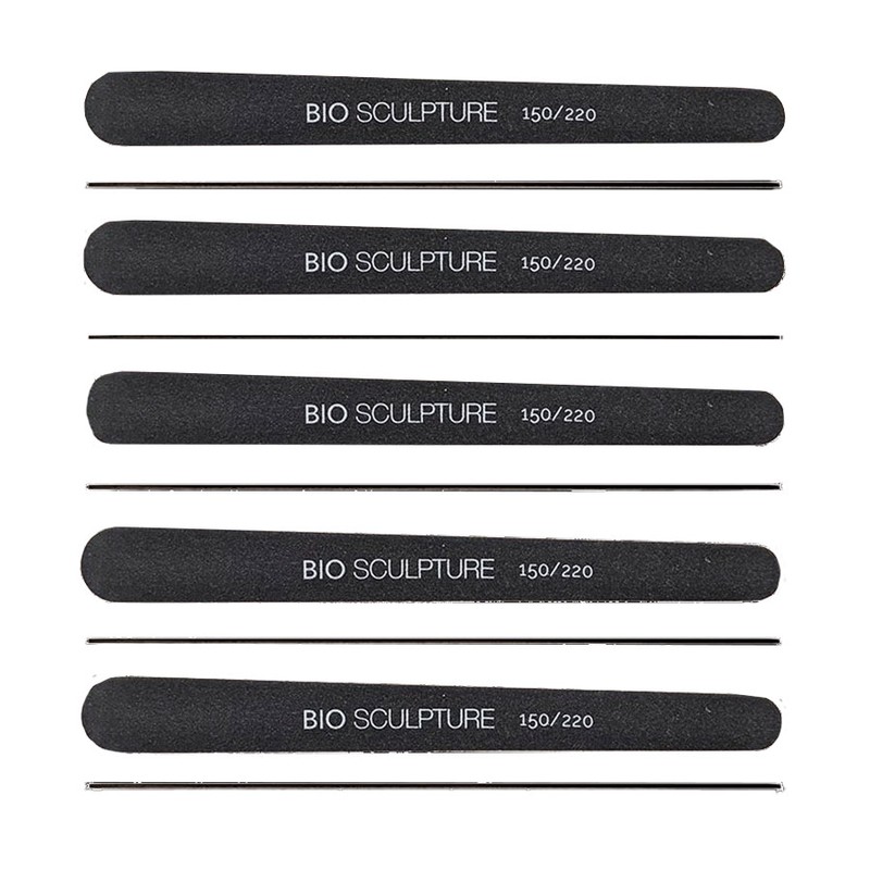 Pack of 10 Small Black Files from Bio Sculpture