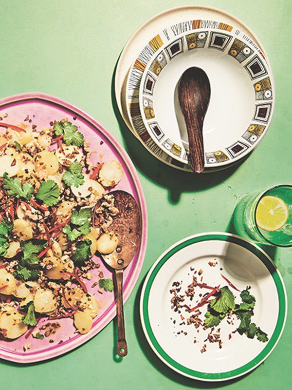 Yum Haew, Water Chestnut Salad